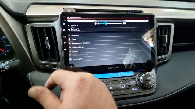 Toyota Rav 4 2015 οθόνη Android 10 - 8 core της LENOVO SSX9971 και διατήρηση εργοστασιακής κάμερας! смотреть онлайн
