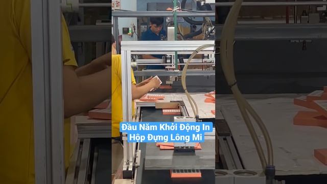 Đầu Năm Khởi Động In Hộp Giấy Đựng Lông Mi