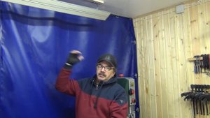 Штора в гараже. Утепление гаража
