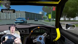 ШКОЛЬНИК ПЕРВЫЙ РАЗ ЗА РУЛЕМ ДРИФТ КОРЧА - CITY CAR DRIVING RP + РУЛЬ