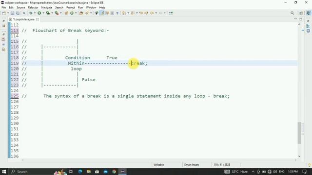 #17 Java - break statement | MyProParadise смотреть онлайн