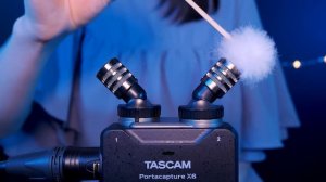 ASMR Japanese Trigger Words Whispering, Ear Cleaning & Ear Blowing / TASCAM Portacapture X6