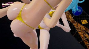 MMD /// Megumin & Aqua - Cakeface