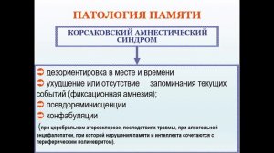Общая психопатология: Лекция 3