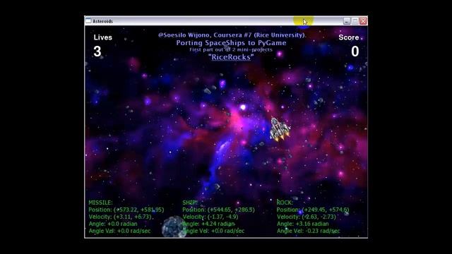 Coursera Python Mini Project #7, SpaceShips