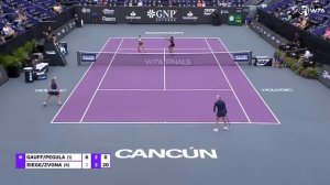 Siegemund/Zvonareva vs. Gauff/Pegula| 2023 WTA Finals Group Stage | WTA Match Highlights