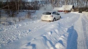 Мазда сх 7 по снегу