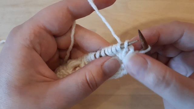 Узор спицами "Крупная ежевика". смотреть онлайн