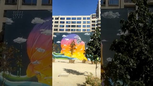 один из многих центральных районов города Сантьяго, Чили, Латинской Америки 2 смотреть онлайн