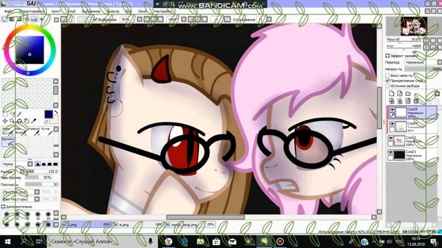 Обработка пони в Paint Tool Sai #12| •Li Park•| смотреть онлайн