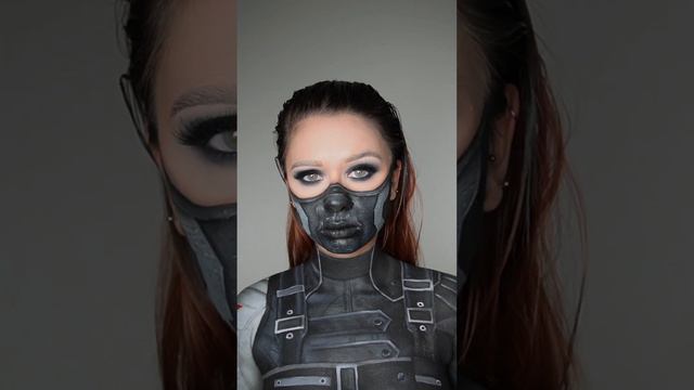 WINTER SOLDIER 🖤 #makeup #makeupartist #artisticmakeup #marvel #buckybarnes