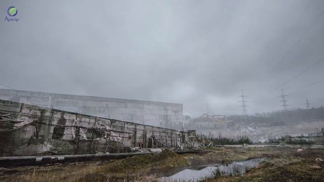 Демонтаж зданий Ленинградской АЭС