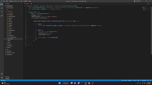 [NEW] - How to make a REPORT COMMAND for your discord bot! || Discord.js V14 смотреть онлайн