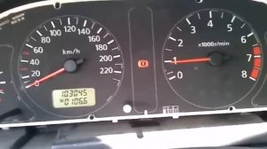 Меняем подсветку приборной панели almera N16