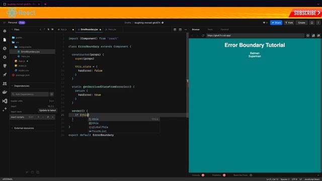 React Error Boundary in Under 10 Minutes - Tutorial смотреть онлайн