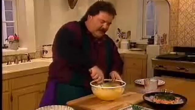 smoked salmon with scrambled egg torte - Jan Birnbaum, Lidia Bastianich 1