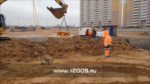 Срубка оголовков свай насадкой TAETS