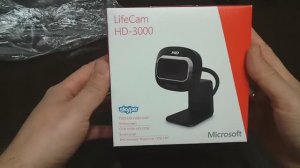 Обзор MICROSOFT LifeCam HD-3000 (ч. 1_3. Вскрытие, комплектация)
