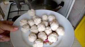 Суп с фрикадельками из куриного фарша с рисом