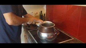 Свинина с овощами в афганском казане