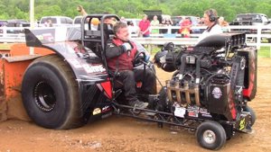 Силовая тяга мини модифицированных тракторов - Tractor Pulling - 2022