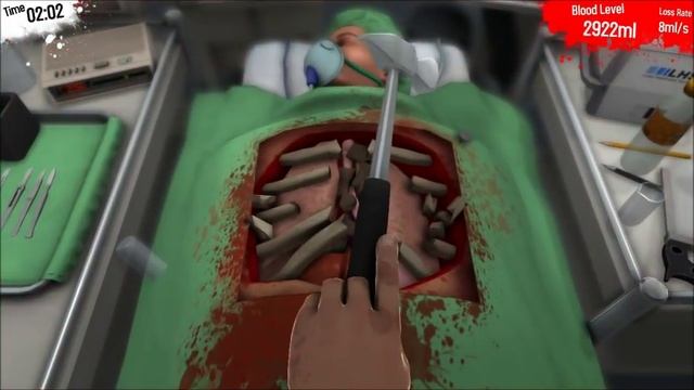 Surgeon Simulator 2013: Heart Transplant Gameplay Success Walkthrough FULL GAME (Steam) смотреть онлайн
