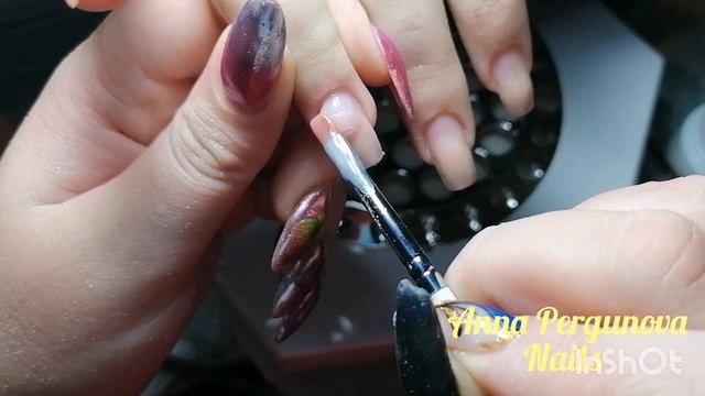 коррекция от другого мастера #маникюр#ногти#дизайн#покрытие#гель-лак#мастерманикюра