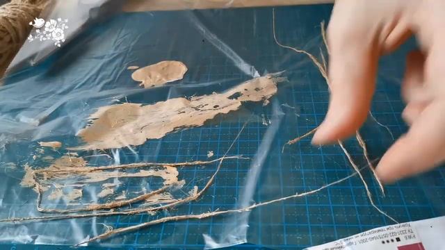 Гриб с грибницей своими руками 1 часть / Школьная поделка / Поделка по биологии / DIY Пташечка