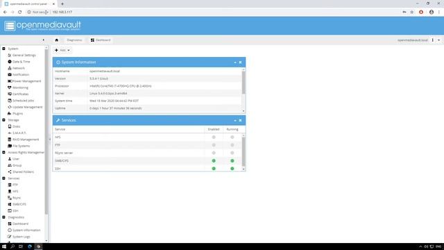 Install OpenMediaVault and RAID 1 setup смотреть онлайн