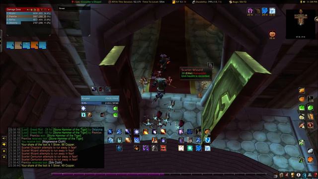 [WoW - Classic] Mage AoE Grind - SM Cath - 50k XP/h (LvL 38-44) - no boost смотреть онлайн