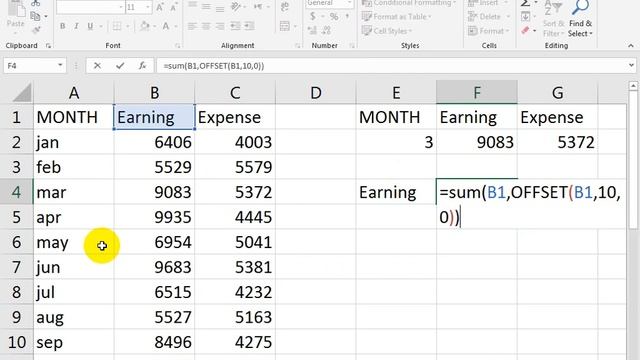 How To use Offset Function in Excel Hindi смотреть онлайн