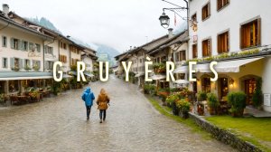 Откройте для себя красоту дождливого дня в швейцарском городе Грюйер в формате HDR с разрешением 4K
