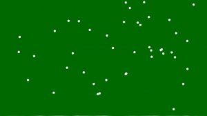 ФУТАЖ - ПАДАЮЩИЕ СНЕЖИНКИ - ХРОМАКЕЙ-ЗЕЛЕНЫЙ ФОН