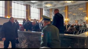 Церемония прощания с Владимиром Чернавиным
