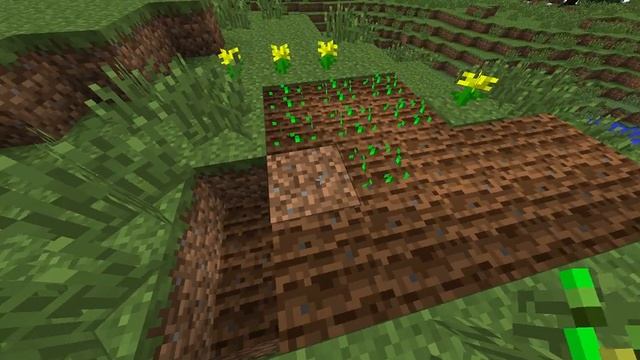 Как посеять пшеницу в майнкрафт... смотреть онлайн