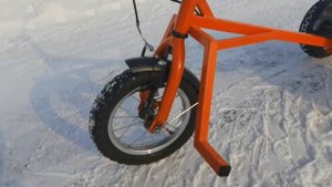 Детский трайк из гироскутера ?