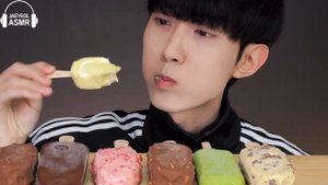 ASMR ICE CREAM CHOCOLATE MAGNUM PARTY 다양한 초콜릿 매그넘 아이스크림 먹방 DESSERTS MUKBANG EATING SOUNDS