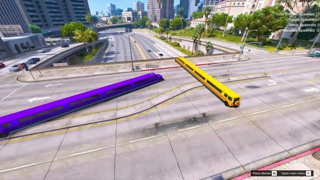 ДВА ГИГАНТСКИХ САМЫХ ДЛИННЫХ ГЕЛИКА ЛИМУЗИН В ГОРОДЕ в ГТА 5 МОДЫ - ОБЗОР МОДА в GTA 5 ВИДЕО смотреть онлайн