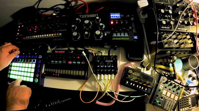 Ambient Cyberpunk Space Synth Jam - Analog Synths, Fm Synth, 8-bit Synth & more смотреть онлайн