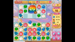 Прохождение сложного 1810 уровня в игре Долина Сладостей