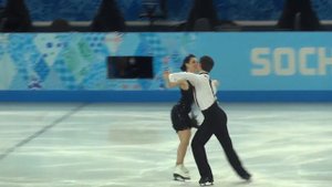 Tessa Virtue and Scott Moir practice SD Sochi 2014 Winter Olympics (Olympic Games)