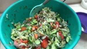 Салат из огурцов, 3 рецепта на зиму, Николай Шаповалов