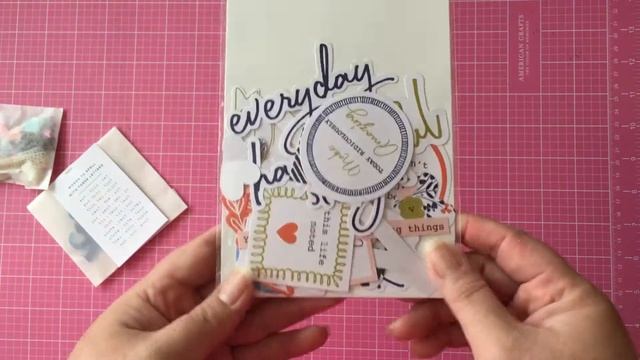 Unboxing Citrus Twist Kits Scrapbooking Main Kit - October 2016 смотреть онлайн