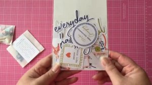 Unboxing Citrus Twist Kits Scrapbooking Main Kit - October 2016