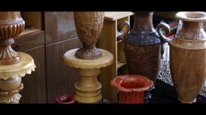 Вазы деревянные, резные!