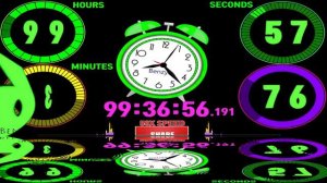 0.001x~7000x Reflection Speed Feeling clock & circle 100Hours  timer  countdown alarm🔔