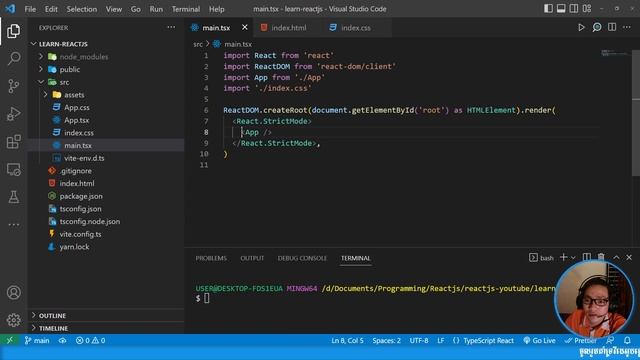 Project Structure - ReactJS(TypeScript) | MengSreang Channel смотреть онлайн