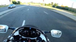 Прокатился с опытной двойкой на Suzuki gsx 1300 r hayabusa / Держалась как могла