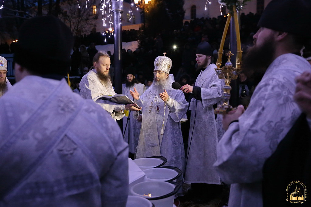 Крещение Господне. Освящение воды на Донце 19.01.2018 г.