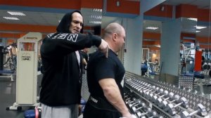 Упражнение: подъем гантелей через стороны \ Side raise